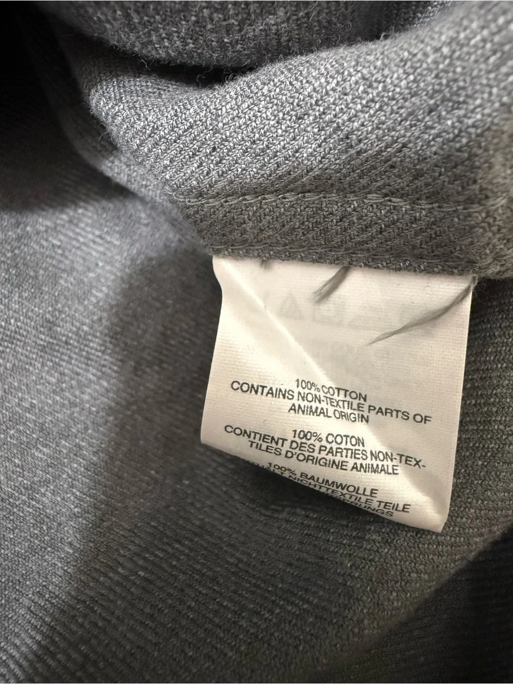 J. Crew Men's Gray Button-Down Long Sleeve Shirt